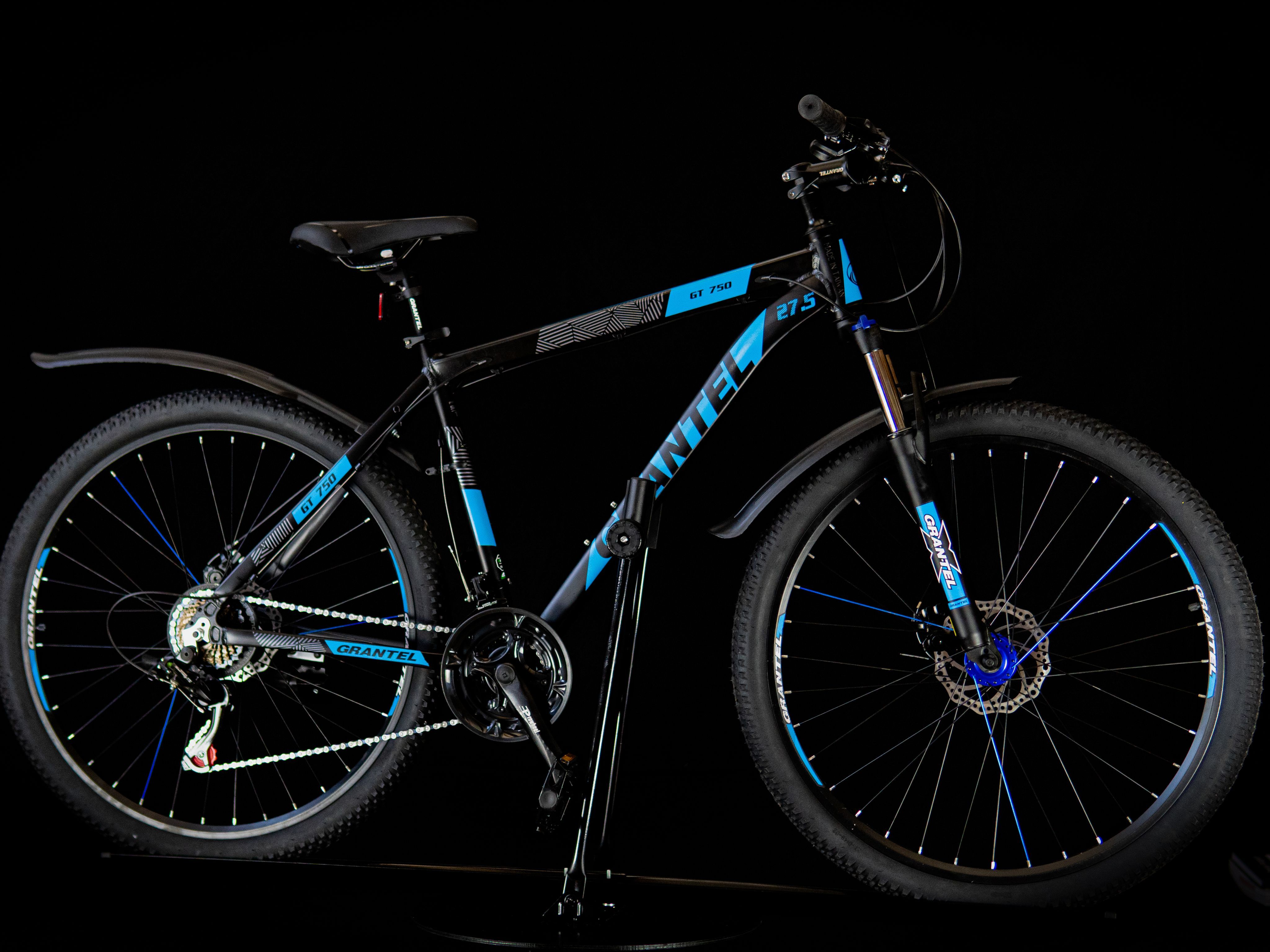 Велосипед горный	Grantel 750 27.5/21 Black/Blue