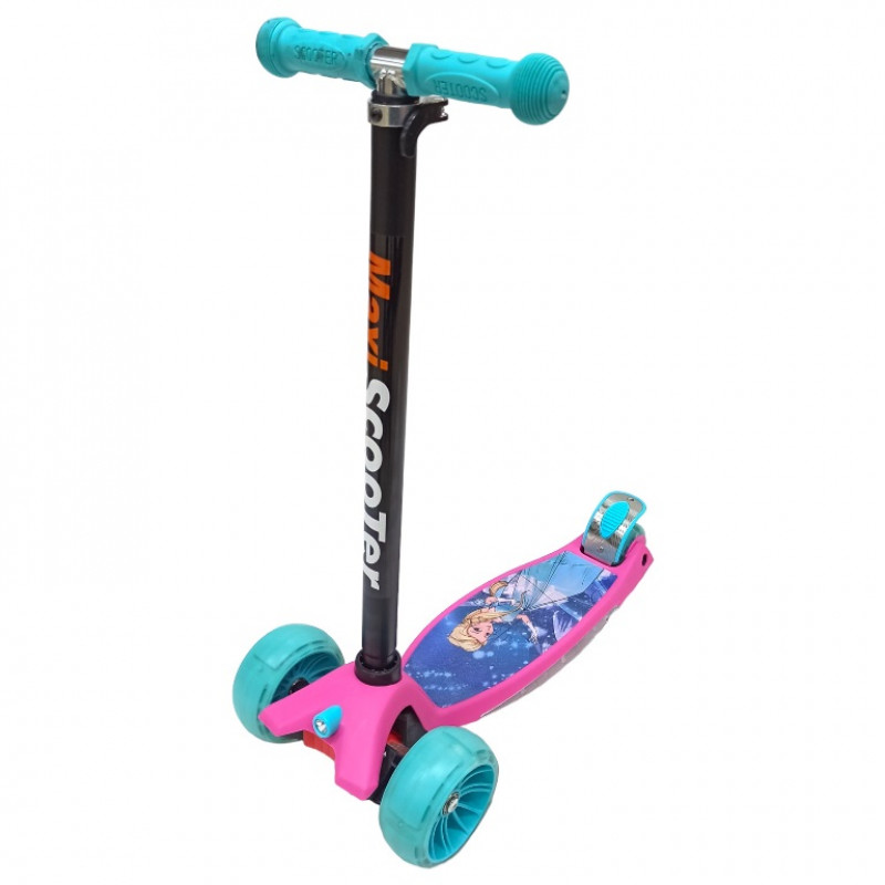 Самокат Scooter BIG Maxi Print Music TJ-701M холодное сердце 1/6