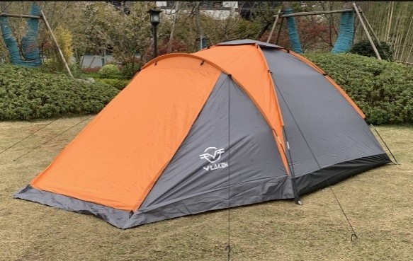 YJ-005B（палатка）количество место:3 серый с оранжевым	