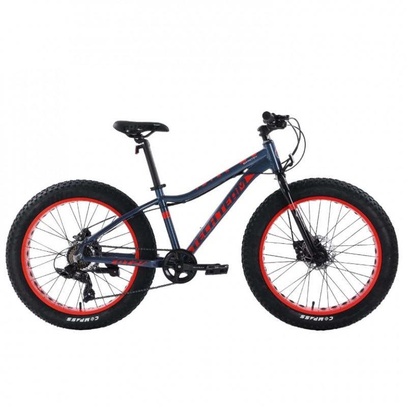 Велосипед 24 Fat bike Garet 24"х14" серый 2023