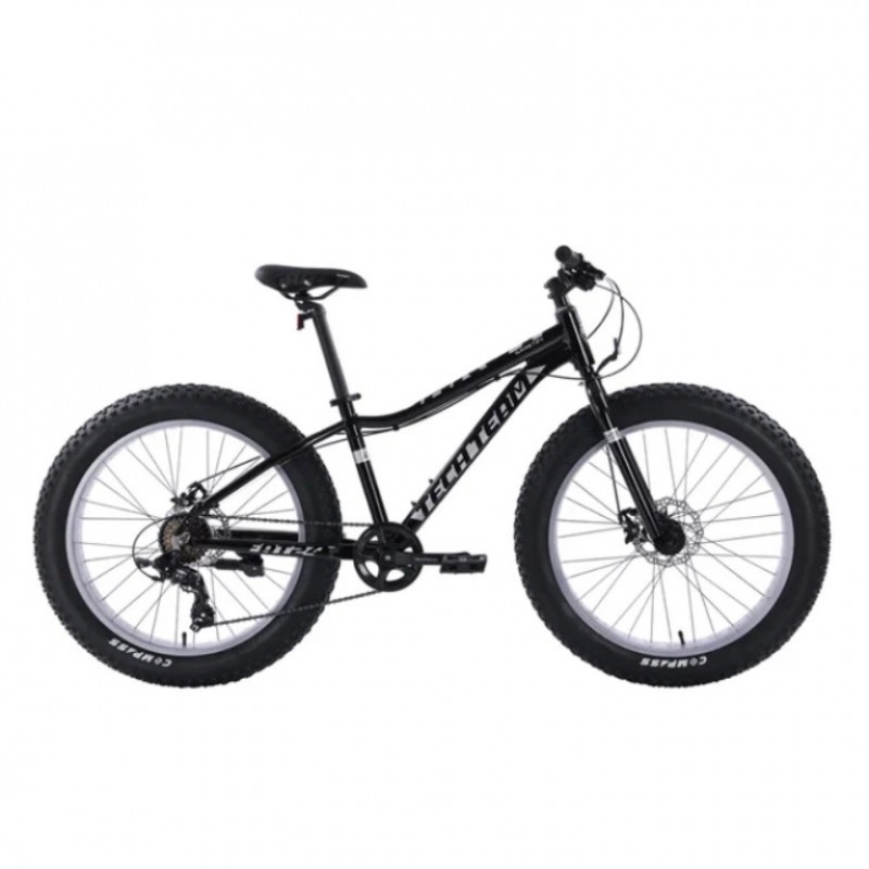 Велосипед 24 Fat bike Garet 24"х14" Fat bike (Р) чёрный 2023