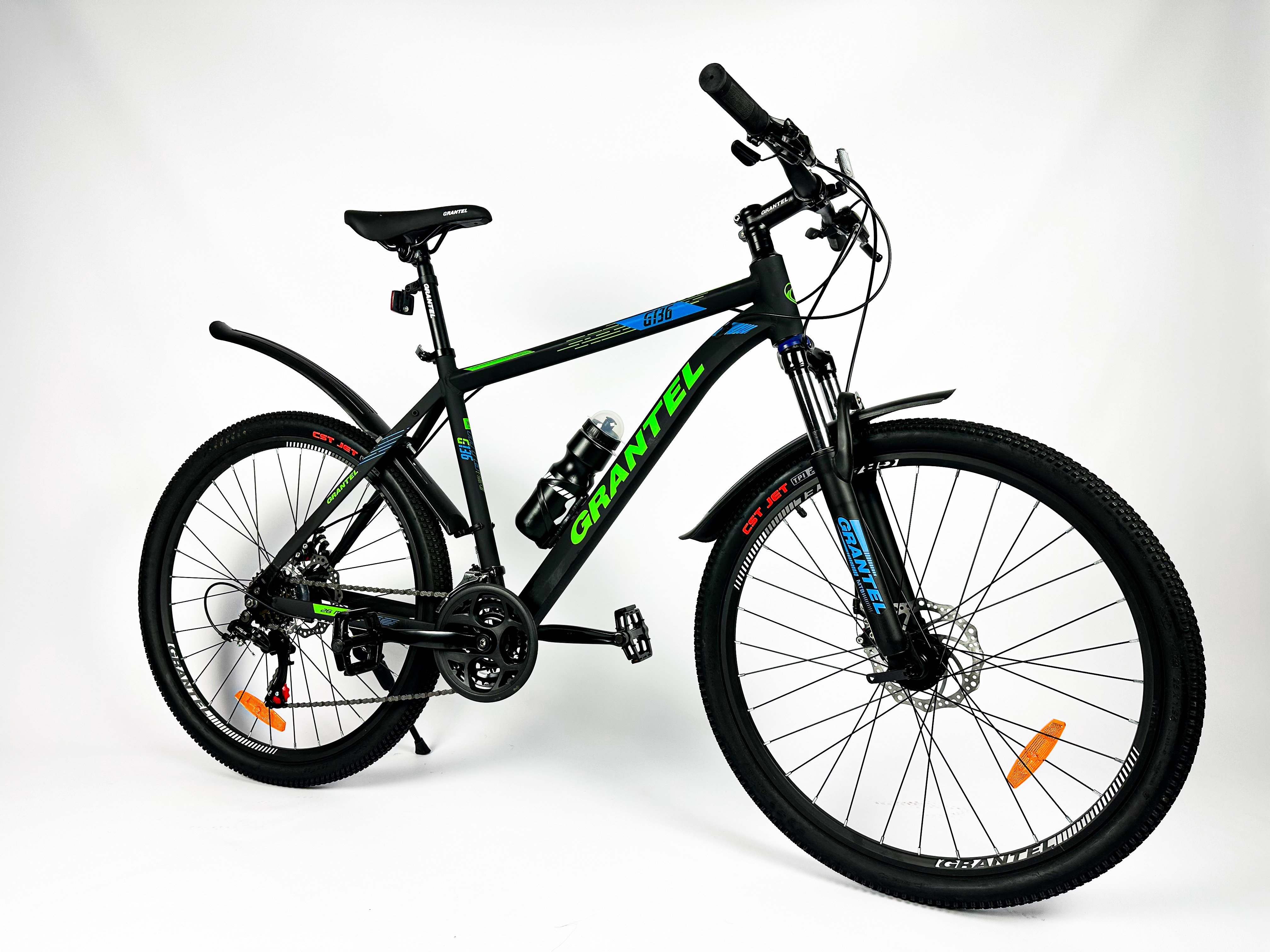 Велосипед горный	Grantel Black/Blue/Green
