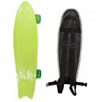 Скейтборд ТТ Fishboard 23 light green 1/4 TLS-406