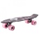 Скейтборд ТТ Kiwi 22 black/pink 1/4 TSL-401P