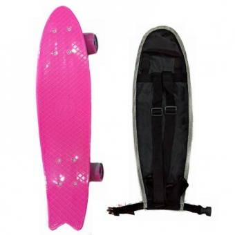 Скейтборд ТТ Fishboard 23 pink 1/4 TLS-406