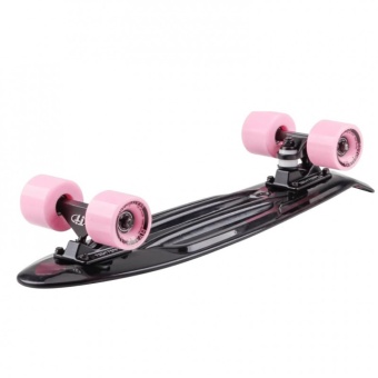 Скейтборд ТТ Kiwi 22 black/pink 1/4 TSL-401P