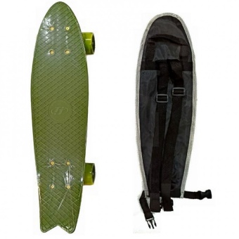 Скейтборд ТТ Fishboard 23 dark green 1/4 TLS-406